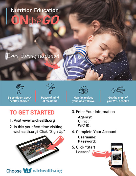 WIC Nutrition Education flyer